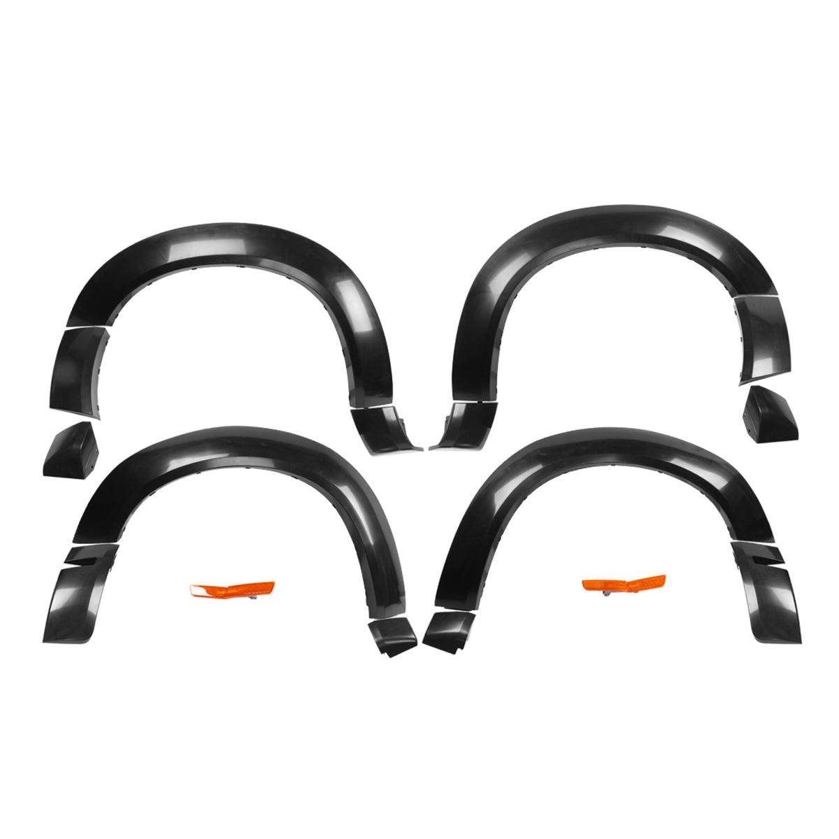 2015-2023 Dodge Challenger Front Lip + Fender Flare Hellcat to Demon