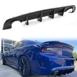 2015-2023 Dodge Charger Rear Diffuser + Side Aprons Bumper Lip PP