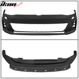 2015-2016 Golf 7 MK7 GTI Type Bumper + Front Logo Badge Base