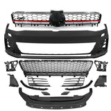 2015-2017 Golf 7 MK7 GTI Type Front Bumper + Grill Logo Badge Base