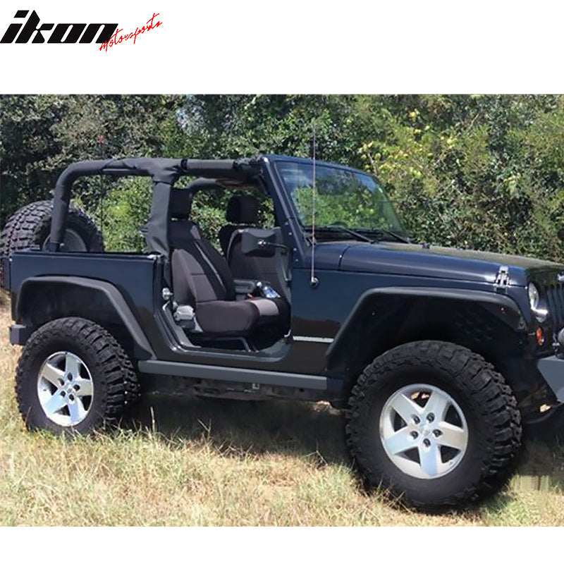 2007-2018 Jeep Wrangler JK Front Bumper Grille + Fender Flares
