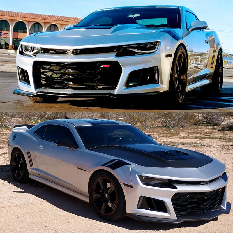Front Bumper Cover for Chevy Camaro 2014-2015 ZL1 Style with DRL Fog Light
