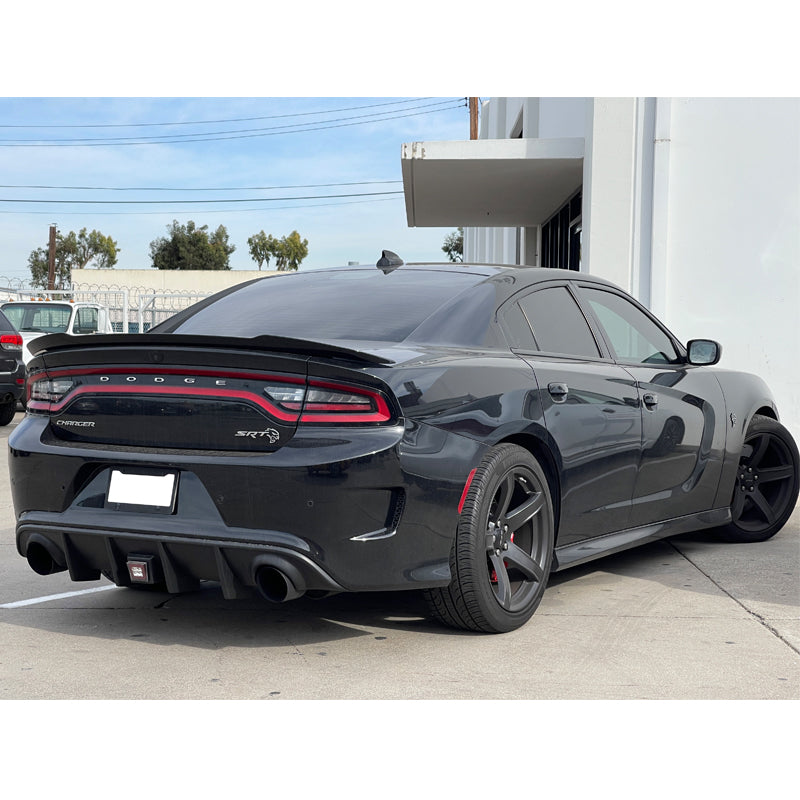 2015-2023 Charger SRT Rear Bumper Diffuser w/ LED Brake Light Lamp