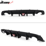 2015-2023 Dodge Charger Black Rear Bumper Diffuser Red Brake Light PP