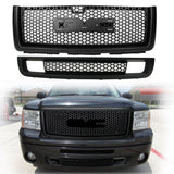 2007-2013 GMC Sierra 1500 Denali Upper Grille Lower Bumper Grille ABS