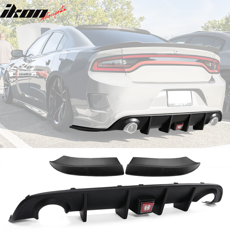 2015-2023 Charger SRT Rear Diffuser PP 3RD LED Brake Lamp