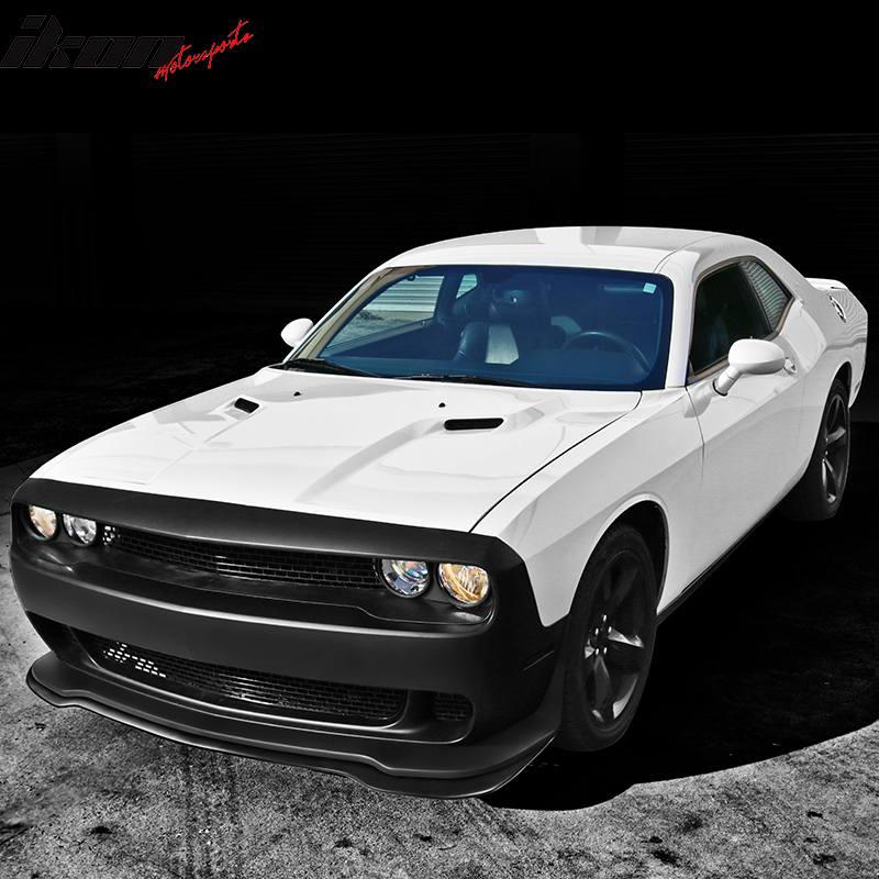 2015-2023 Dodge Challenger SRT Black Front Bumper Lip Splitter PP