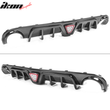 2012-2014 Chrysler 300 SRT Shark Fin Rear Diffuser with LED Light PP
