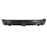 Fits 06-11 Civic MG RR Rear Diffuser Twin Outlet w/Red 3rd Brake Light