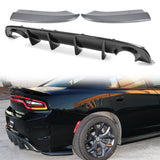 2015-2023 Dodge Charger Rear Bumper Diffuser + Side Aprons Lip CFL