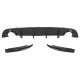 2015-2023 Dodge Charger V2 Rear Diffuser & 2PC Side Apron Matte Black