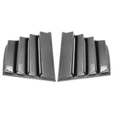 2011-2023 Dodge Charger V1 Side & Rear Window Louver Cover CF Print