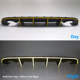 2015-2023 Dodge Charger SRT Rear Diffuser with Reflective Tape PP