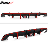 2015-2023 Dodge Charger Rear Diffuser w/ LED Lamp & Reflective Tape PP