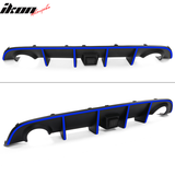 2015-2023 Dodge Charger Rear Diffuser w/ LED Lamp & Reflective Tape PP