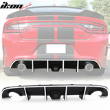 2015-2023 Dodge Charger Rear Diffuser w/ LED Lamp & Reflective Tape PP