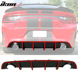 2015-2023 Dodge Charger SRT V2 Rear Diffuser with Reflective Tape PP