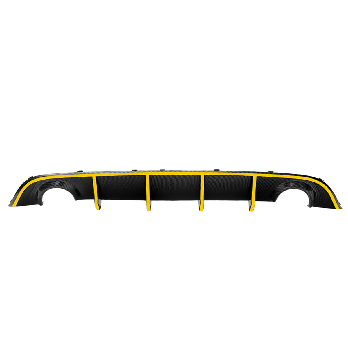 2015-2023 Dodge Charger SRT V2 Rear Diffuser with Reflective Tape PP