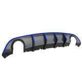 2015-2023 Dodge Charger SRT V3 Rear Diffuser with Reflective Tape PP