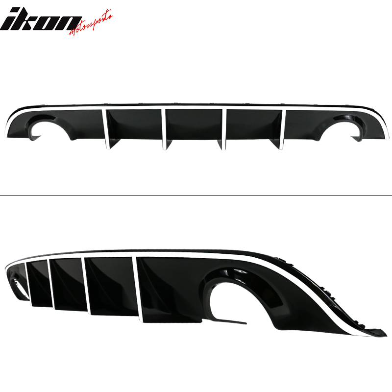 2015-2023 Dodge Charger SRT V3 Rear Diffuser with Reflective Tape PP