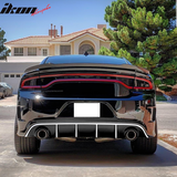 2015-2023 Dodge Charger SRT V3 Rear Diffuser with Reflective Tape PP