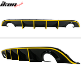 2015-2023 Dodge Charger SRT V3 Rear Diffuser with Reflective Tape PP