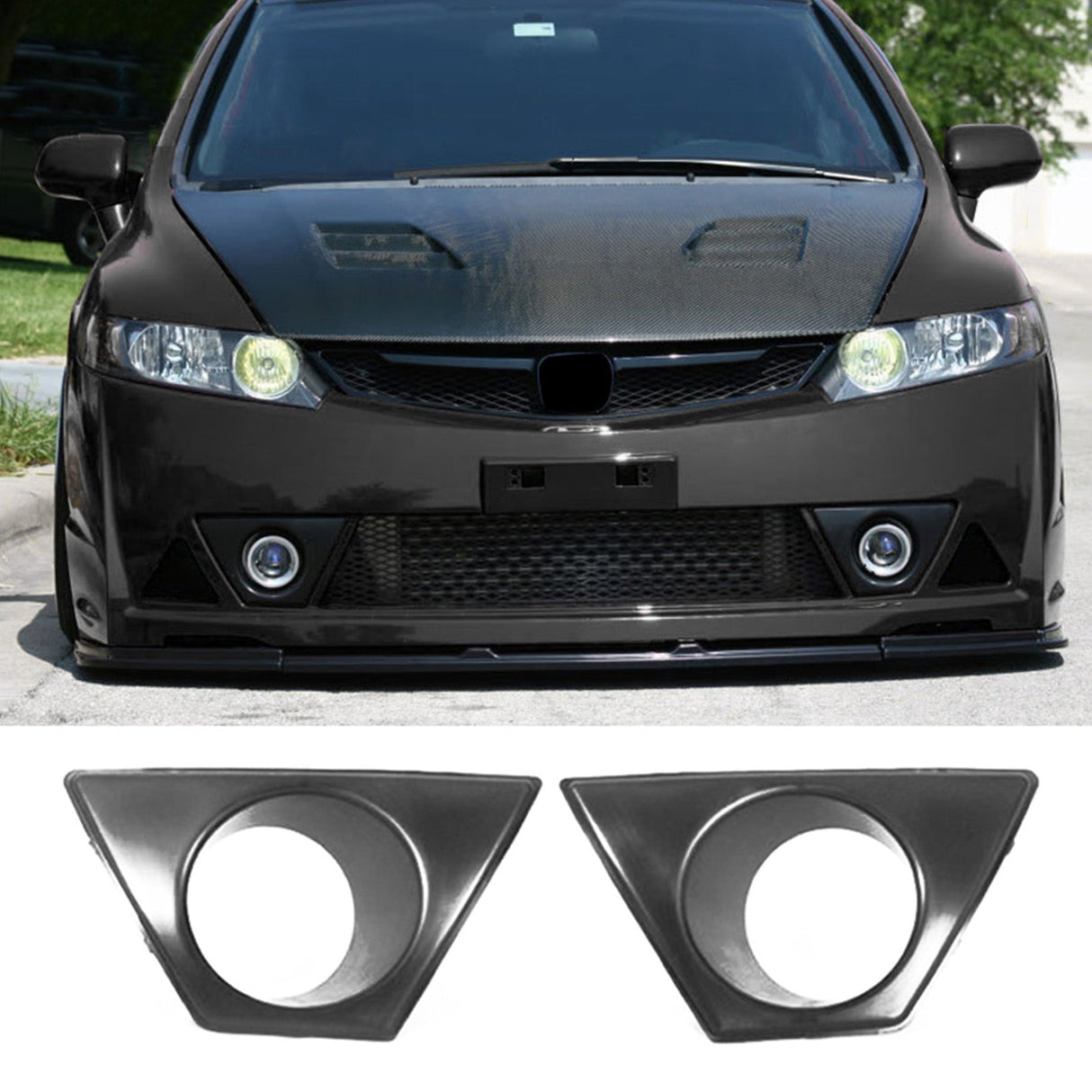 Fits 06-11 Honda Civic Mugen RR PP Front Bumper
