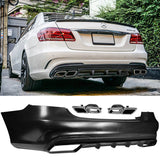 2014-2016 Mercedes-Benz W212 E Class Rear Bumper Cover Diffuser Trim