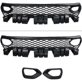 2015-2023 Dodge Charger Front Bumper + Foglights + 2019 Grilles PP