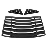 2016-2024 Chevy Camaro Unpainted Rear Side Window Louver Air Vent ABS
