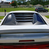 2011-2023 Dodge Charger Unpainted Rear Window Louver Side Vent ABS PP