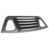 2008-2023 Dodge Challenger Unpainted Rear Window Louver Side Vent ABS