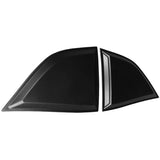 2008-2023 Dodge Challenger Unpainted Rear Window Louver Side Vent ABS