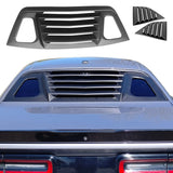 2008-2023 Dodge Challenger Unpainted Rear Side Window Louver Air Vent