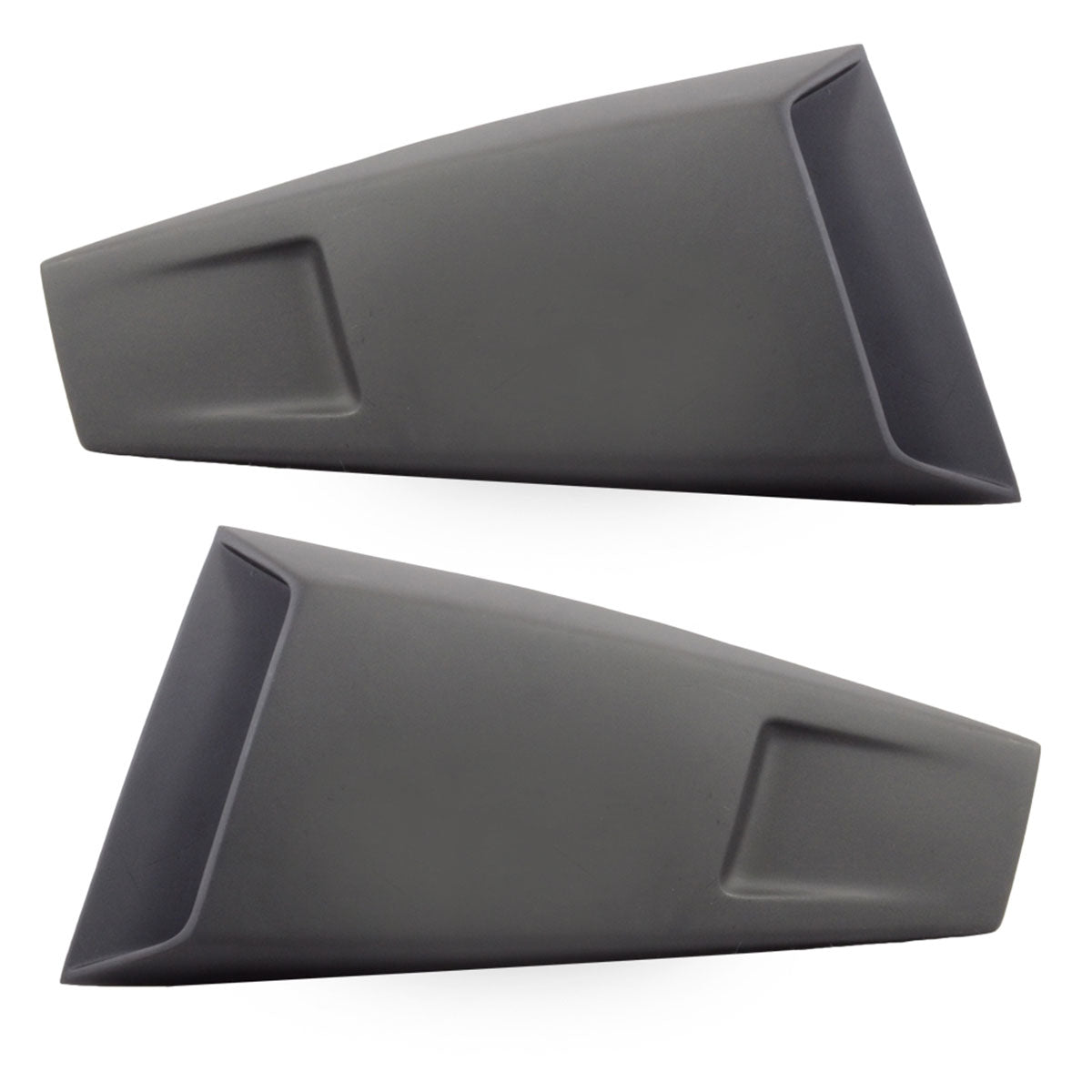 2005-2014 Ford Mustang Rear Unpainted Window Louvers Side Vent Scoops