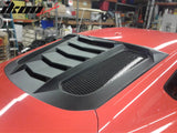 2015-2023 Ford Mustang Coupe Unpainted Rear Window Louver Side Vent