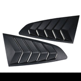 2015-2023 Ford Mustang Coupe Unpainted Rear Side Window Louver ABS