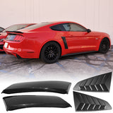 2015-2017 Ford Mustang Unpainted Side Window Louver Rear Fender Scoop