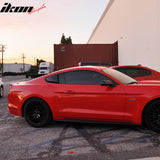 2015-2023 Ford Mustang Coupe Matte Black Rear Side Window Louver ABS