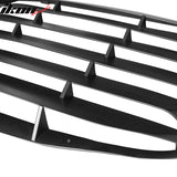 2015-2023 Ford Mustang GT Style Black Rear Side Window Louver ABS