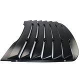 2015-2023 Ford Mustang V Style Matte Black Rear Side Window Louver ABS