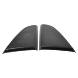 2015-2023 Ford Mustang V Style Matte Black Rear Side Window Louver ABS