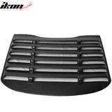 2015-2023 Ford Mustang V Style Matte Black Rear Side Window Louver ABS