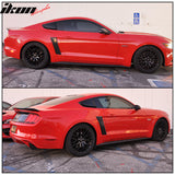 2015-2023 Ford Mustang GT Style Rear Fender Scoop Side Window Louver
