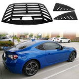 2013-2020 Scion FRS Subaru BRZ Toyota 86 Rear Side Window Louver ABS