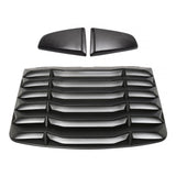 2003-2008 Nissan 350Z Black Rear Window Louver Side Vent ABS Plastic