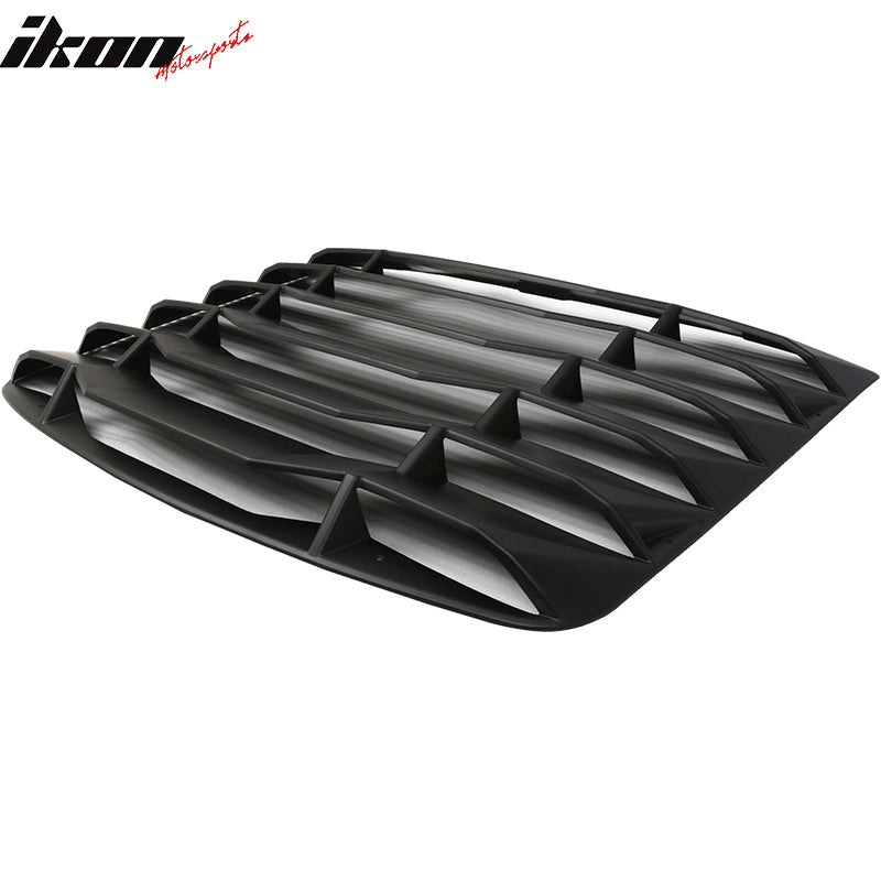 2003-2008 Nissan 350Z Black Rear Window Louver Side Vent ABS Plastic