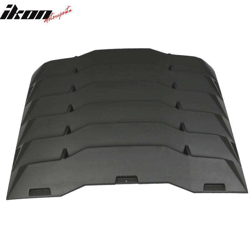 2003-2008 Nissan 350Z Black Rear Window Louver Side Vent ABS Plastic