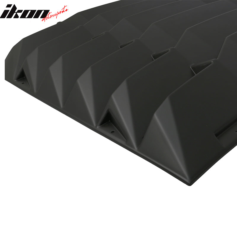 2003-2008 Nissan 350Z Black Rear Window Louver Side Vent ABS Plastic