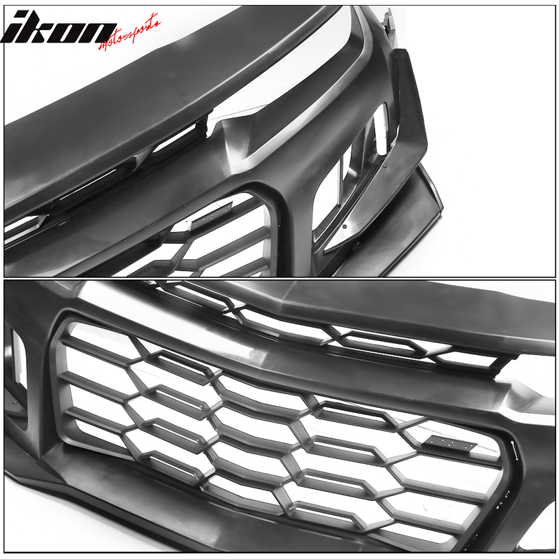 2014-2015 Chevy Camaro 1LE Style Front Bumper Cover w/ Amber Fog Light